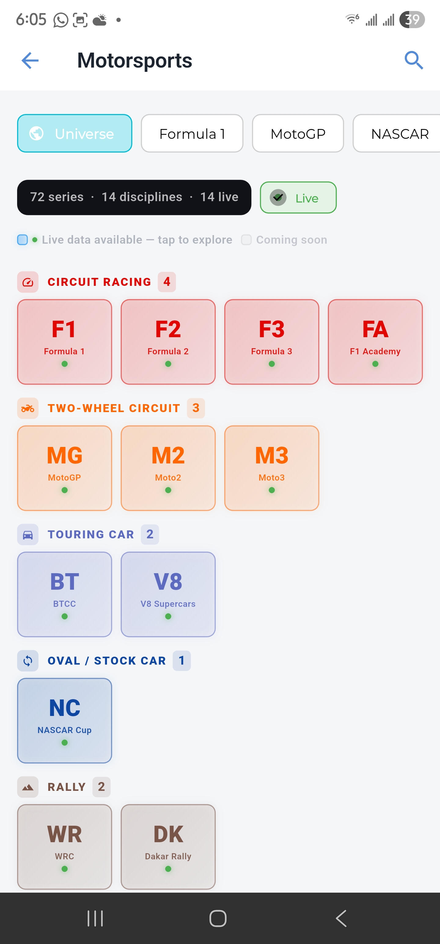 User profile with vehicle garage showcase