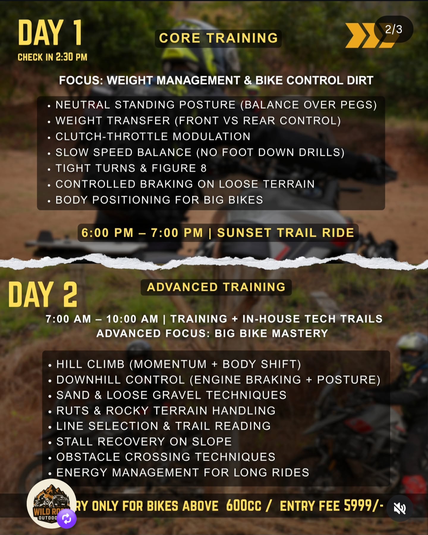 Big Bike Mastery Training